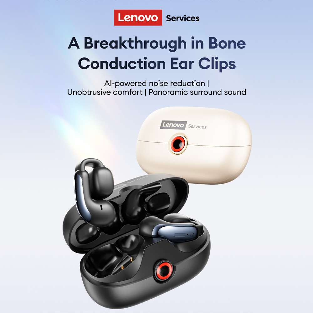 Phone Cases Video - Lenovo LES-108 Conduzione ossea TWS Clip