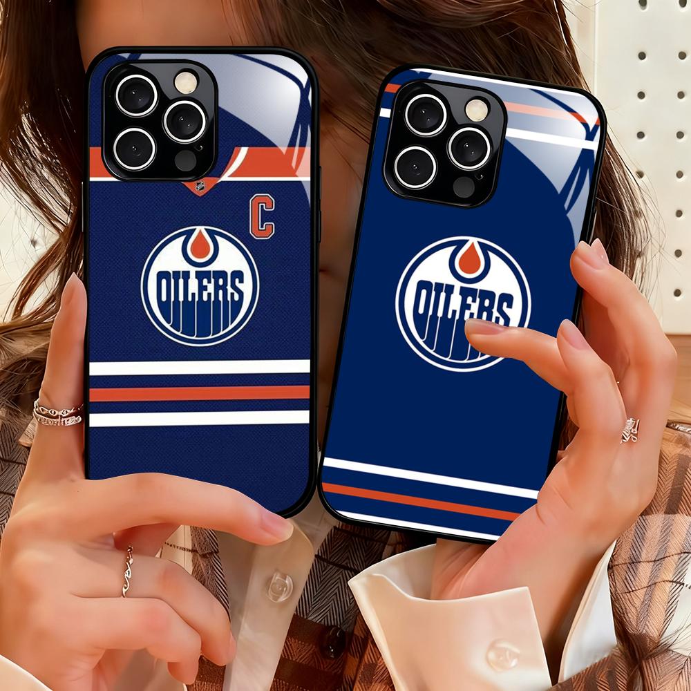 Phone Cases Edmonton - Custodia per telefono Edmonton Oilers per