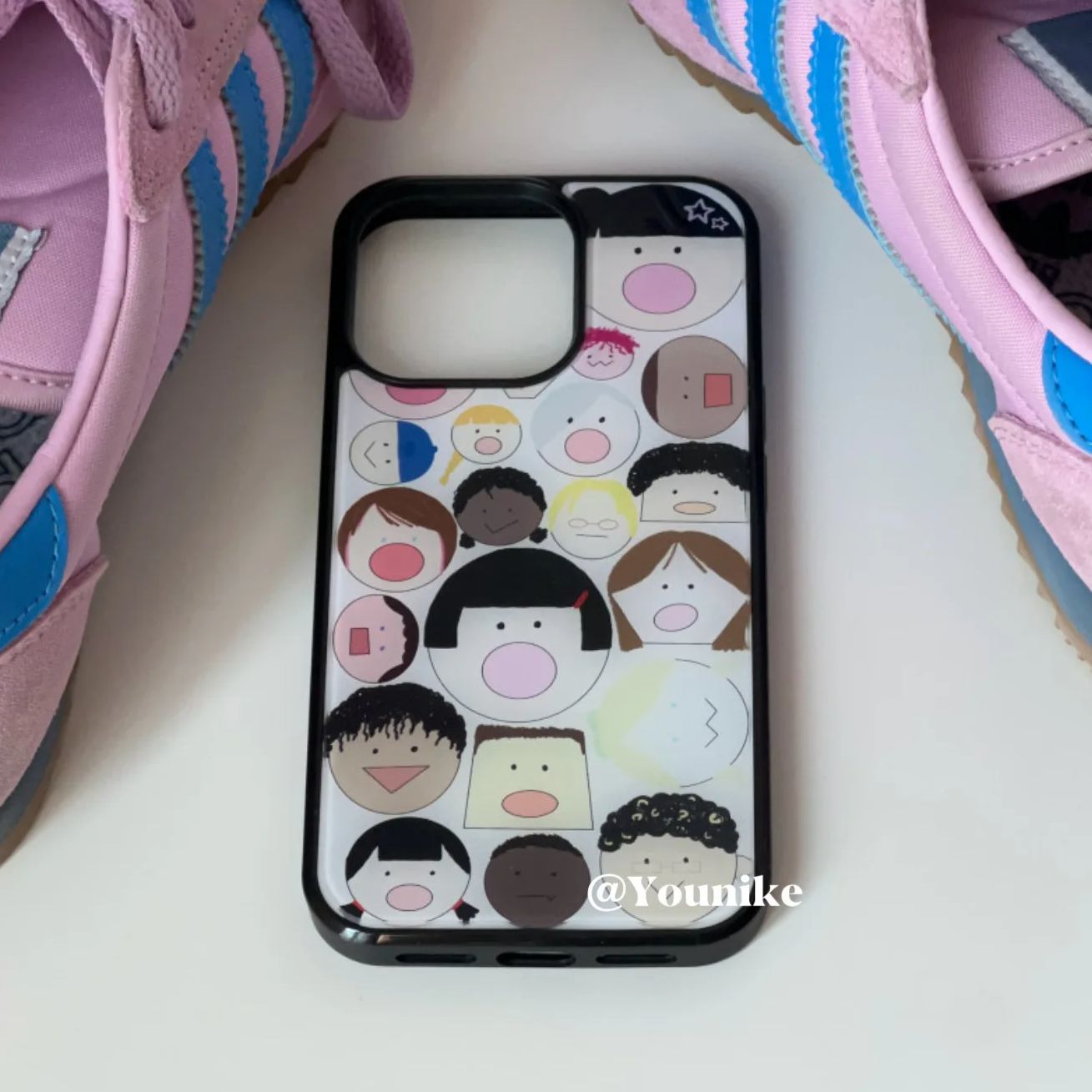 Phone Cases Cute Iphone 13 - Cartoon coreano Ins carino grande testa