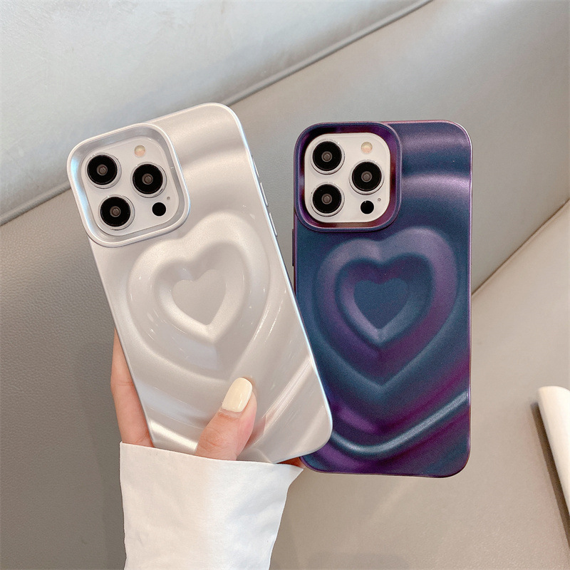 Glitter Shockproof Case - Custodia per telefono coreana con placcatura