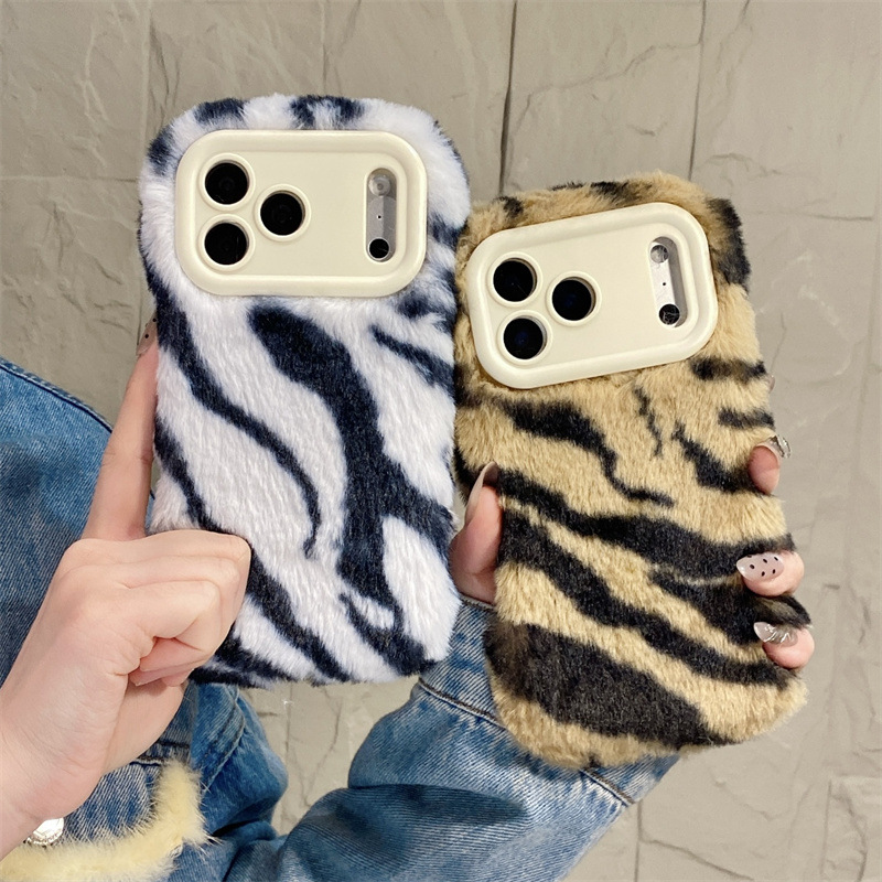 Phone Cases For Iphone 11 - Custodia Protettiva Antiurto in Peluche Morbido