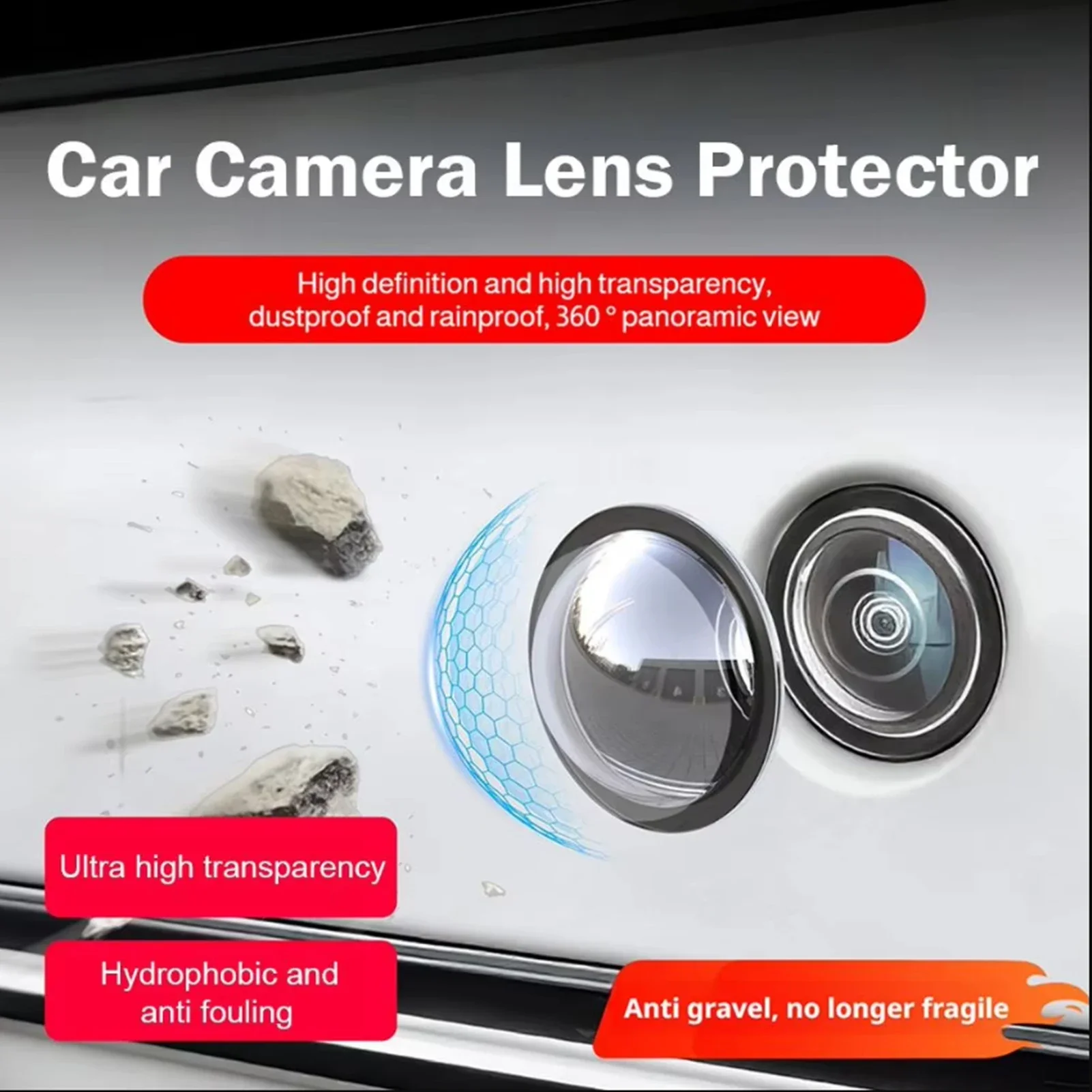 Camera Lens Protector - 2 pezzi di protezione per l'obiettivo