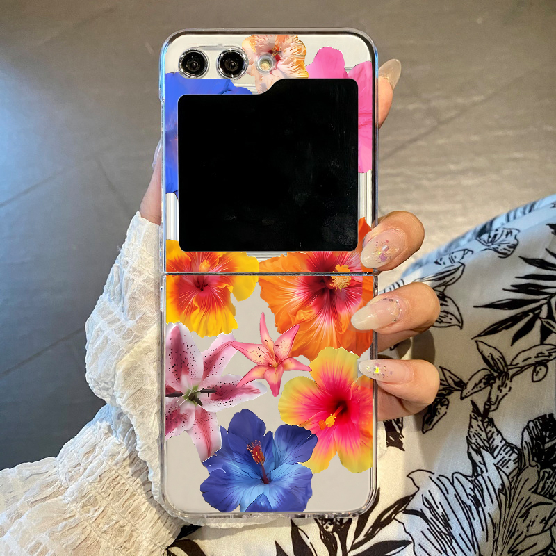 Phone Cases Z Fold 4 - Custodia per telefono con stampa floreale