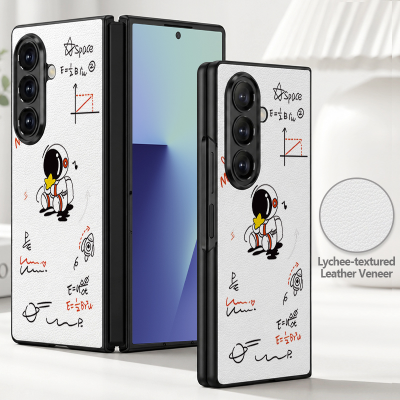 Phone Cases Z Fold 4 - Custodia per telefono in pelle PU