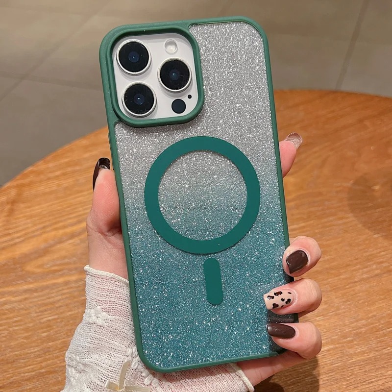 Per iPhone 17 Pro Max 18 16 15 - Glitter Shockproof Case recensione e prezzo
