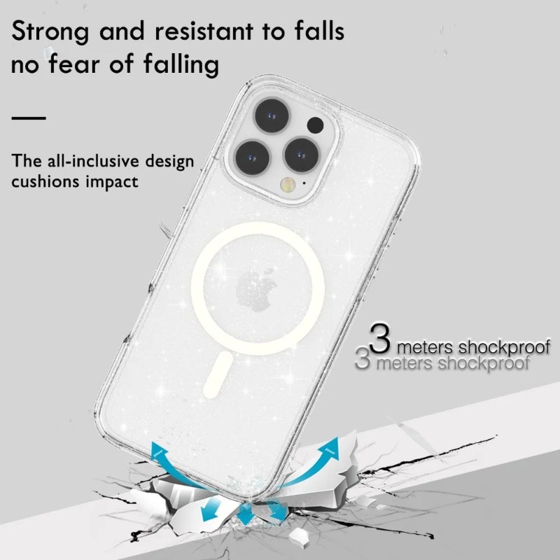 Custodia per telefono magnetic - Glitter Shockproof Case recensione e prezzo